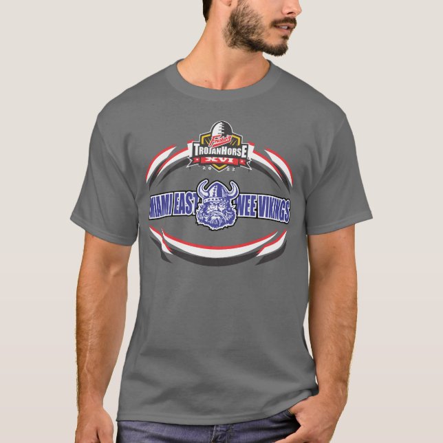 2022 Miami Trojan Horse Tournament i Öster T Shirt (Framsida)