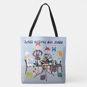 2022 Mitzvah Mah Jongg Tote Bag Tygkasse
