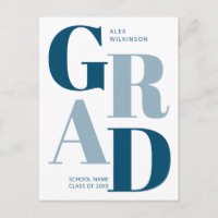 2022 Modern Blue Trendig Typography Guy Studenten