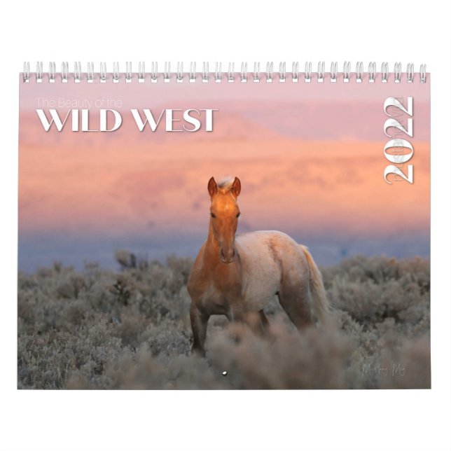 2022 MustangWild Calendar - Vilda western  Kalender (Omslag)