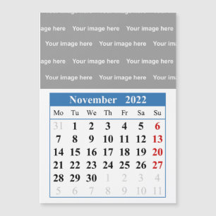 2022 november-kalender Magnetkort