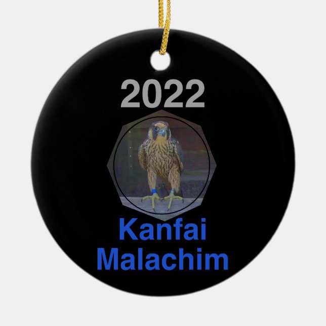 2022 Ornament Kanfai Malachim i keramisk cirkel (Framsidan)