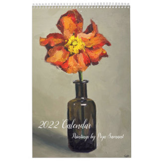 2022: Paintings by Piya Samant Calendar Kalender