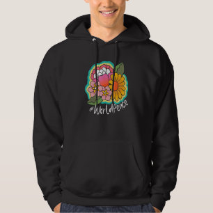 2022 Peace Global Peace Internationell Unity Kärle Hoodie