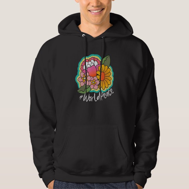 2022 Peace Global Peace Internationell Unity Kärle Hoodie (Framsida)
