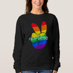 2022 Peace Global Peace Internationell Unity Kärle T Shirt