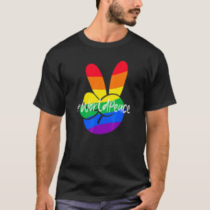 2022 Peace Global Peace Internationell Unity Kärle T Shirt