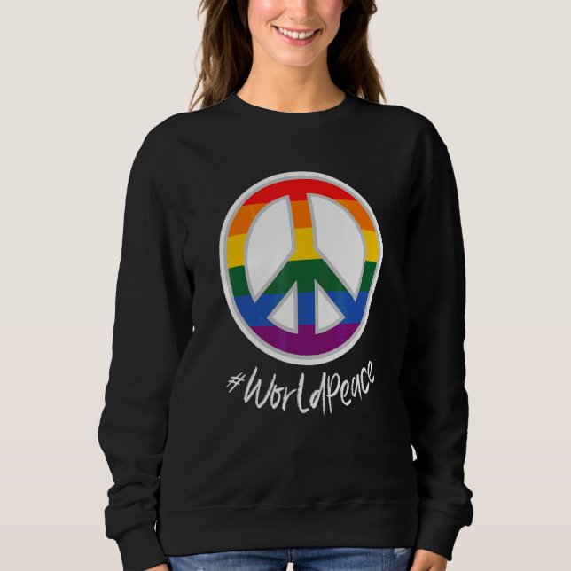 2022 Peace Global Peace Internationell Unity Kärle T Shirt (Framsida)