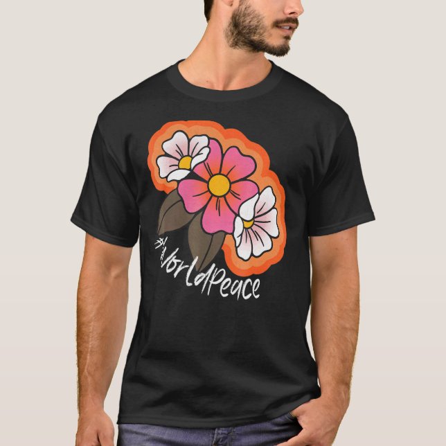 2022 Peace Global Peace Internationell Unity Kärle T Shirt (Framsida)