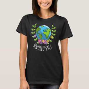 2022 Peace Global Peace Internationell Unity Kärle T Shirt