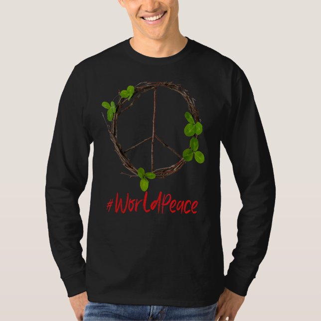 2022 Peace Global Peace Internationell Unity Kärle T Shirt (Framsida)