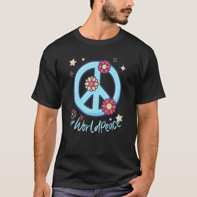 2022 Peace Global Peace Internationell Unity Kärle T Shirt (Framsida)