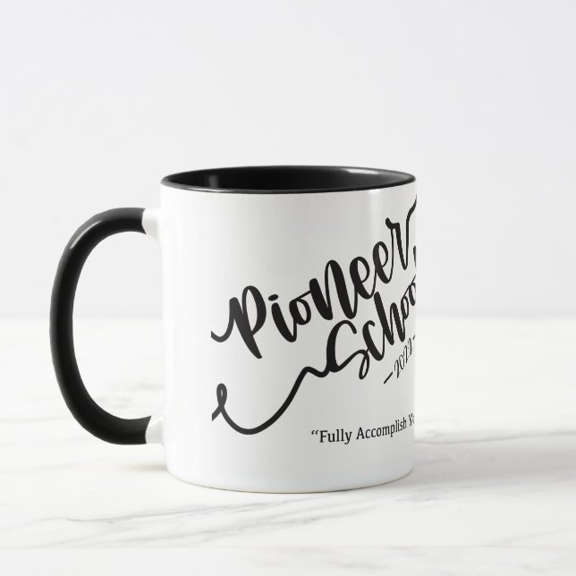 2022 Pioneer School Personalized Mug Mugg (Vänster)