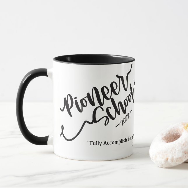 2022 Pioneer School Personlig mugg (Med munk)