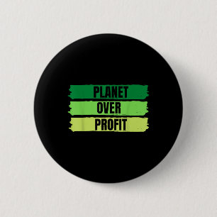 2022 Planet over Profit Earth Day Vintage T-shirt Knapp