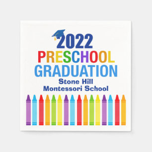2022 Preschool Studenten Cute Crayon Anpassningsba Pappersservett