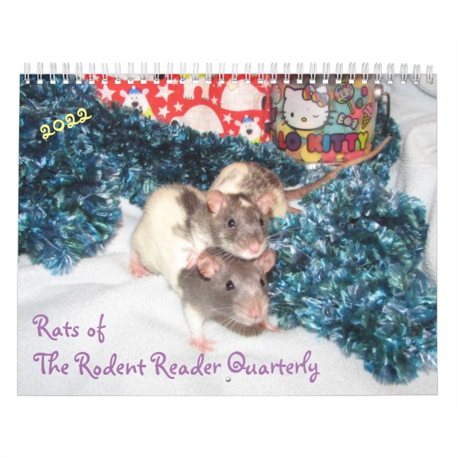 2022 Råttor av Rodent Reader Calendar E Kalender (Omslag)
