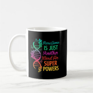 2022 Sällsynt Disease Day Awareness Zebra Ribbon D Kaffemugg