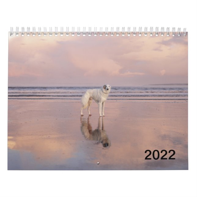2022 Silken Windhounds (stående) Kalender (Omslag)