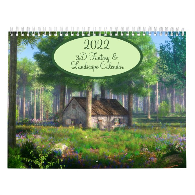 2022 SilverWebForge 3D Fantasy & Ligcape Kalender (Omslag)