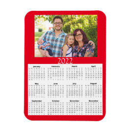 2022 skräddarsydd fotokalender Mini Magnet