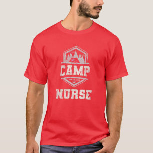 2022 Sommar CAMP NURSE Medical Personal Campground T Shirt