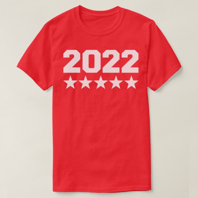 2022 stjärnor t shirt (Design framsida)