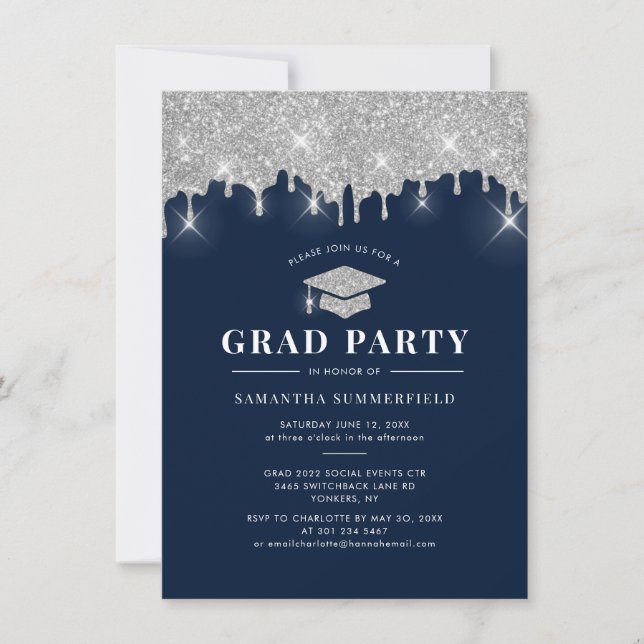 2022 Studenten Grad Party vid marinflottan Silver  (Framsida)