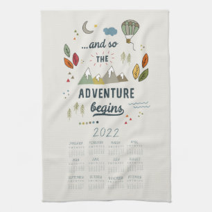 2022 Tea Towel Calendar Kitchen Towel Towel Kökshandduk