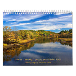 2022 Thoreau Land: Pond-koncord Kalender