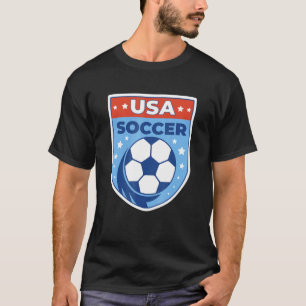 2022 USA:s fotbollslag Support American Player Coa T Shirt