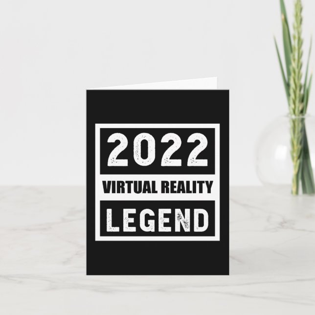 2022 Virtual Reality Legend Present Kort (Framsida)