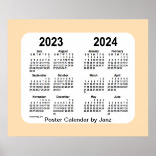 2023-2024 års årskalender för vete av Janz Poster