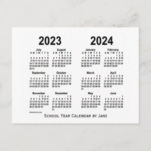 2023-2024 års vitbokskalender från Janz Vykort