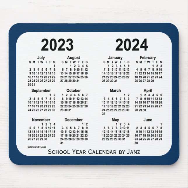 2023-2024: Blåskolekalendern från Janz Musmatta (Framsidan)
