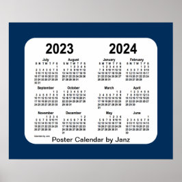 2023-2024: Blåskolekalendern från Janz Poster