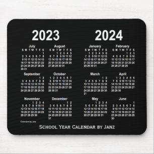 2023-2024 Neon White School Calendar av Janz Musmatta