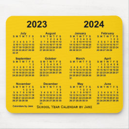 2023-2024 Skolårskalender från Janz Guld Musmatta