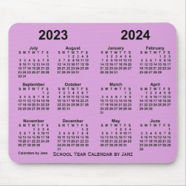 2023-2024 Skolårskalender från Janz Plum Musmatta