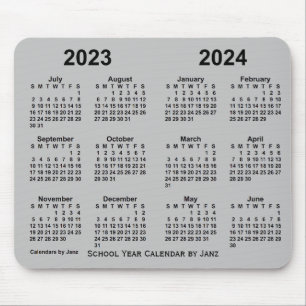2023-2024 Skolårskalender från Janz Silver Musmatta