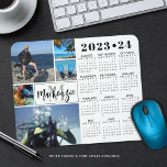 2023-2024 Skolkalender 5 Foton Monogram Namn Musmatta<br><div class="desc">Skapa din egen personlig, färg-foto och kalendermusknapp för anpassningsbar med en 2023-24-skolkalender och en lättladdad fotosamlingsmall som innehåller 6 bilder i olika former och storlekar, både vågrät och lodrät för att rymma en mängd olika typer av subjekt. Anpassa med ett monogram och/eller en namn i familjen, namn eller annan anpassningsbar...</div>