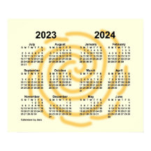 2023-2024 Soliga Dagar Skolårs Kalender av Janz