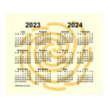 2023-2024 Soliga Dagar Skolårskalender av Janz