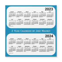2023-2024 Stålblå tvåårskalender från Janz