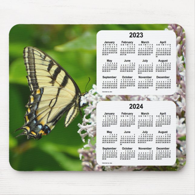 2023-2024 Swallowtail Butterfly Calendar av Janz Musmatta (Framsidan)