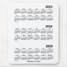 2023-2025 års vitbok om treårskalender från Janz