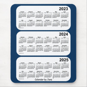 2023-2025 boxas polisen blått den 3 år kalendern musmatta