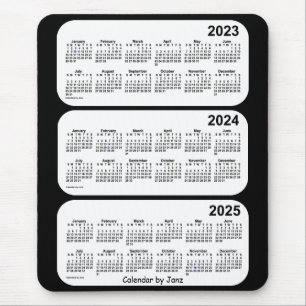 2023-2025 svartvita 3 år kalender vid Janz Musmatta