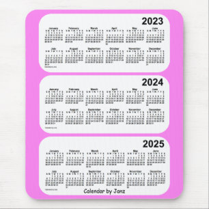 2023-2025 Violet 3 år kalender vid Janz Musmatta