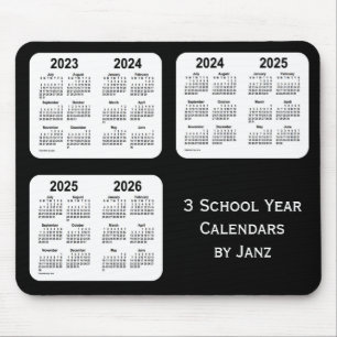 2023-2026 svart neonskolårkalendrar vid Janz Musmatta